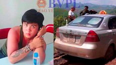 Nghi phạm và tang vật bỏ lại tại xã Bắc Phong của huyện Phù Yên 