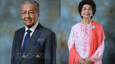 Thủ tướng Malaysia Mahathir Mohamad và Phu nhân. Ảnh: TTXVN