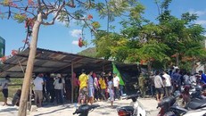 Quán nước ven đại lộ Phạm Văn Đồng - nơi xảy ra vụ việc. Ảnh: THÀNH LONG