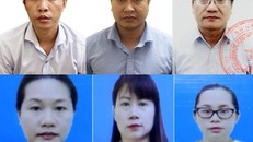 6 trong số 15 bị can của vụ án. Ảnh: Bộ Công an.