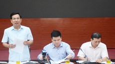 rưởng Ban Dân tộc TP Hà Nội Nguyễn Tất Vinh thông tin tại Hội nghị. (Ảnh:TA)