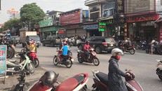  Hiện trường khu vực nơi xảy ra vụ cướp tiệm vàng. 