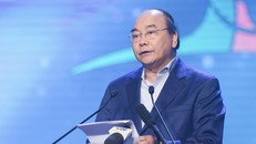 Thủ tướng Nguyễn Xuân Phúc phát biểu tại chương trình. - Ảnh: VGP