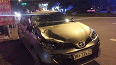 Chiếc xe ô tô gây tai nạn.