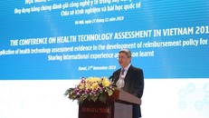 PGS, TS Nguyễn Trường Sơn, Thứ trưởng Y tế phát biểu tại hội nghị.