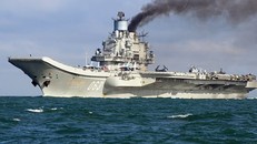 Tàu sân bay Đô đốc Kuznetsov. (Ảnh: Sputnik)