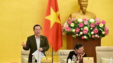 Phó Chủ tịch Quốc hội Phùng Quốc Hiển cho ý kiến. (ảnh: Quochoi.vn)