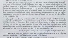 Đề thi Ngữ văn dạy học sinh lớp 12 cách buông bỏ gây tranh cãi