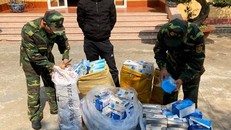 Đồn Biên phòng Hải Hà tịch thu toàn bộ số hàng hóa và lập biên bản xử lý.