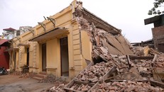 Hiện trạng toà nhà sau khi bị đơn vị quản lý phá dỡ hôm 9/2