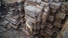 Phát hiện dấu tích đền tháp cổ