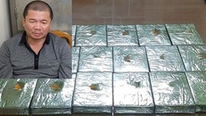 Đối tượng Bùi Anh Thương cùng tang vật vụ án