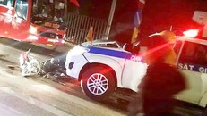 Hình ảnh hiện trường vụ tai nạn được chia sẻ trên Facebook.