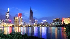 Một góc Thành phố Hồ Chí Minh. (Ảnh: Ngọc Hà/TTXVN)