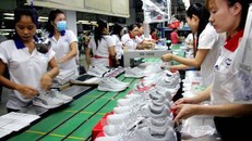 Da giày là một trong những ngành sẽ được hưởng lợi từ Hiệp định EVFTA. Ảnh: TTXVN.