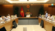 Phó Thủ tướng Vũ Đức Đam nghe báo cáo về việc biên soạn Quốc sử, Quốc chí