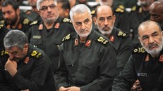 Tướng Qassem Soleimani (giữa) đã bị Mỹ không kích sát hại hồi tháng 1/2020.