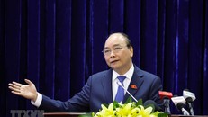 Thủ tướng Nguyễn Xuân Phúc phát biểu.