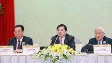 Đồng chí Lê Mạnh Hùng, Phó Trưởng Ban Tuyên giáo Trung ương phát biểu tại tọa đàm. 