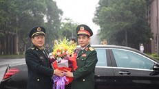 Bộ trưởng Phan Văn Giang chào mừng Bộ trưởng Ngụy Phượng Hòa tới thăm chính thức Việt Nam