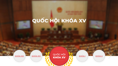 Giao diện trang thông tin đặc biệt về bầu cử của TTXVN.