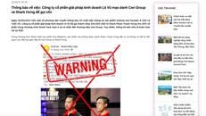 Thông báo chính thức từ Cen Group khẳng định: sản phẩm Vufood của Founder & CEO Lê Tuấn Vũ – Công ty cổ phần giải pháp kinh doanh Lê Vũ hoàn toàn không được Shark Phạm Thanh Hưng đầu tư và không có bất kỳ liên quan trực tiếp hay gián tiếp tới Cen Group và Shark Hưng; thông tin sản phẩm này đã gọi vốn thành công từ Shark Hưng là hoàn toàn sai sự thật.