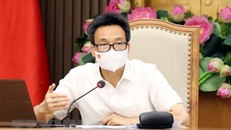 Phó Thủ tướng Chính phủ Vũ Đức Đam phát biểu chỉ đạo. 