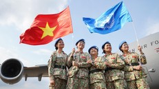 Các chiến sĩ mũ nồi xanh Bệnh viện dã chiến lên đường sang Nam Sudan (Ảnh minh hoạ)