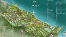 Mặt bằng tổng thể dự án Takara Hoà Bình Resort.