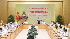 Thủ tướng Phạm Minh Chính chủ trì phiên họp. 