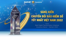 Bảo hiểm Bảo Việt nhận giải thưởng ‘Sáng kiến chuyển đổi bảo hiểm số tốt nhất Việt Nam 2022’ 