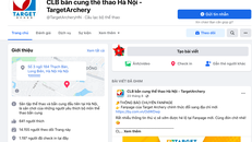 CLB bắn cung thể thao Hà Nội – Target Archery có địa chỉ tại số 3 ngõ 184 Thạch Bàn (phường Thạch Bàn, quận Long Biên, Hà Nội).