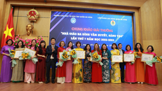 08 nhà giáo tiêu biểu được trao giải trong chung khảo giải thưởng “Nhà giáo Ba Đình tâm huyết, sáng tạo” lần thứ 7 năm 2022 – 2023