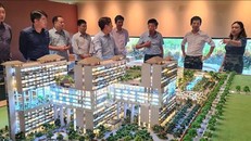Đoàn đại biểu Quốc hội tỉnh Hòa Bình khảo sát mô hình Dự án Khu vui chơi giải trí cao cấp suối khoáng Kim Bôi - Công ty Cổ phần thương mại và du lịch Kim Bôi. 