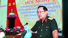 Thượng tướng Võ Minh Lương phát biểu kết luận tại Hội nghị.