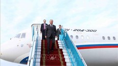 Chủ tịch Duma Quốc gia Quốc hội Liên bang Nga V.V. Volodin đến Hà Nội, bắt đầu chuyến thăm chính thức Việt Nam. 