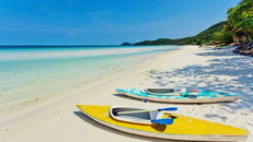 Bãi Sao của Phú Quốc được ví như một thiên đường nhiệt đới.