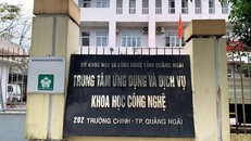 Trung tâm Ứng dụng và Dịch vụ khoa học công nghệ tỉnh Quảng Ngãi.