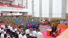 Quang cảnh phiên toà.