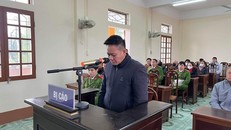 Bị cáo Trương Văn Đạt tại phiên xét xử sơ thẩm.