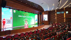 Toàn cảnh chương trình phát động đăng ký hiến mô, tạng cứu người “Cho đi là còn mãi.” (Nguồn: Bệnh viện Trung ương Quân đội 108)