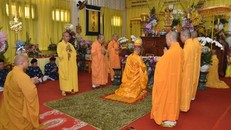 Khóa lễ cung tiến Giác linh.