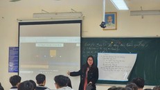 Cô giáo Từ Thị Hoa - một trong số 63 giáo viên không được hưởng hỗ trợ đào tao học thạc sĩ dù được Sở GD-ĐT Hà Nội cử đi học vào năm 2019. (Ảnh: NVCC)