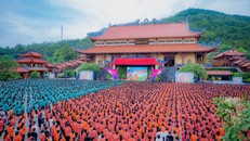 Khóa tu mùa hè năm 2023 tại Chùa Ba Vàng.