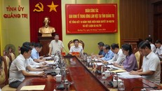 Ban Kinh tế Trung ương làm việc với Quảng Trị
