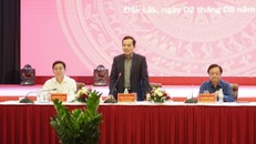 Phó Thủ tướng Chính phủ Trần Lưu Quang phát biểu tại Hội nghị.