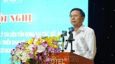 Phó Chủ tịch UBND tỉnh Hà Nam Trần Xuân Dưỡng phát biểu tại hội nghị. 