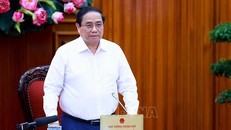 Thủ tướng Phạm Minh Chính chủ trì làm việc với các bộ, ngành, địa phương để đẩy nhanh tiến độ hoàn thành Dự án đường dây tải điện 500 kV mạch 3. 
