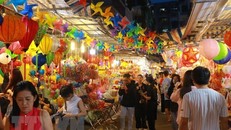 Phố lồng đèn là điểm đến hấp dẫn của người dân, trẻ em và các du khách tại Thành phố Hồ Chí Minh.