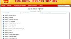 Bộ Pháp điển điện tử.